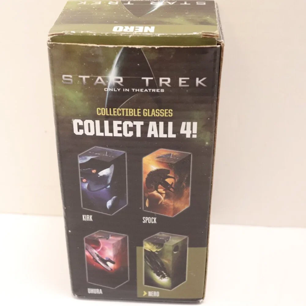 Star Trek Collectible Glass Nero New in Box‎